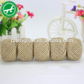 Natural raw hemp rope twisted sisal rope for gift packaging and party&home decoration